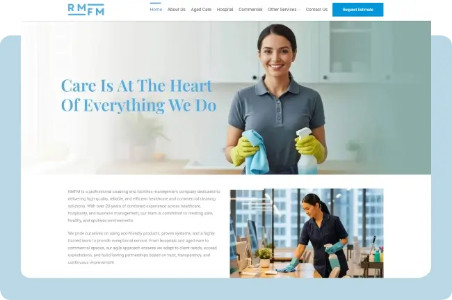RMFM Facilities Management and Property Maintenance Services Platform